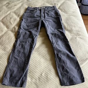 Gray Cargo/utility pants